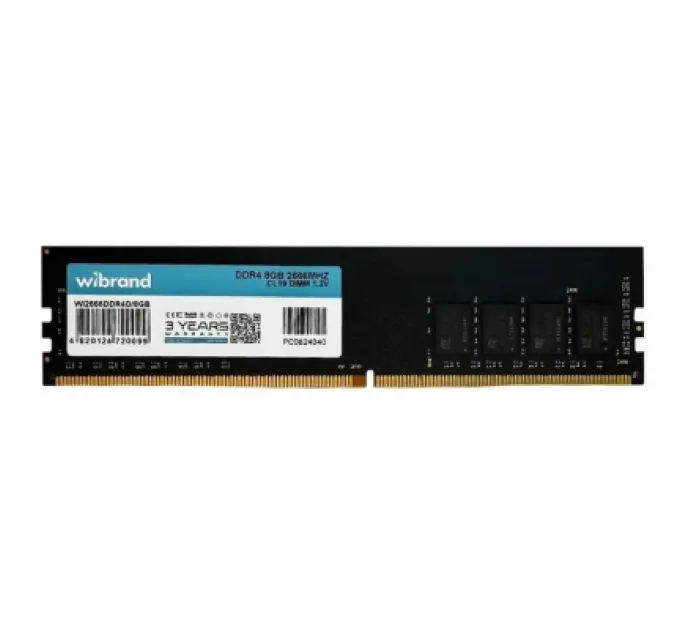 Модуль пам'яті для комп'ютера DDR4 8GB 2666 MHz Wibrand (WI2666DDR4D/8GB)