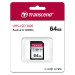 Transcend Карта пам'яті Transcend 64GB SDXC class 10 UHS-I U3 V10 (TS64GSDC300S)