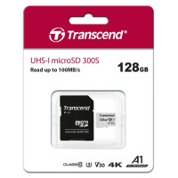 Карта пам'яті Transcend 128GB microSDXC class 10 UHS-I U3 (TS128GUSD300S-A)
