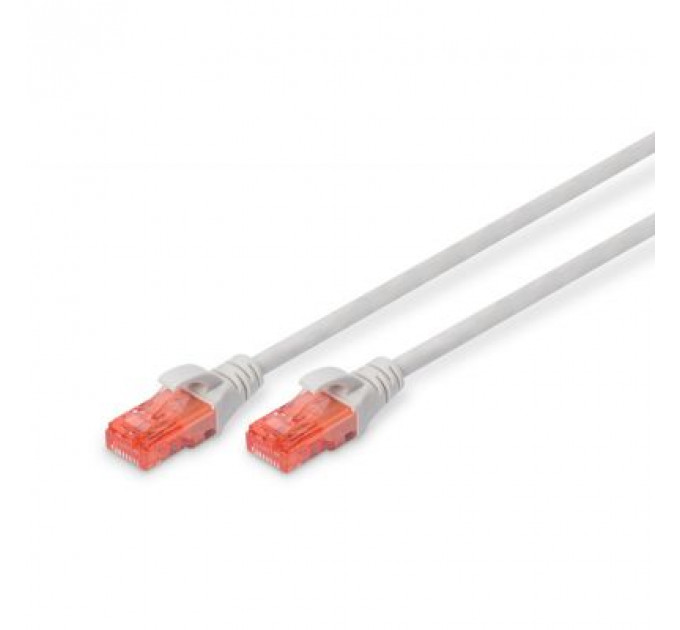 Патч-корд 20м, CAT 6 UTP, AWG 26/7, Cu, LSZH, grey Digitus (DK-1617-200)