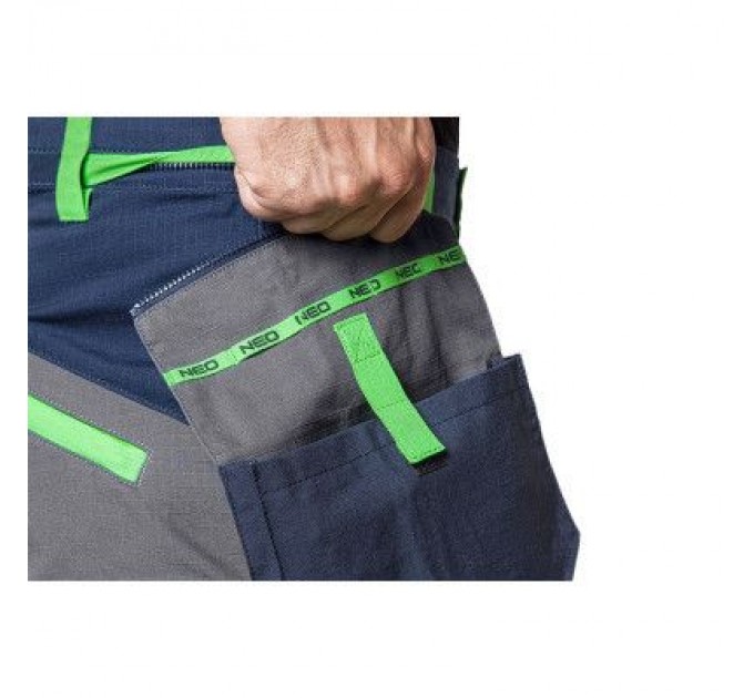 Neo Tools Штани робочі Neo Tools Premium, розмір XXXL(58), тканина ripstop, 210 г/м2,бавовна (81-227-XXXL)