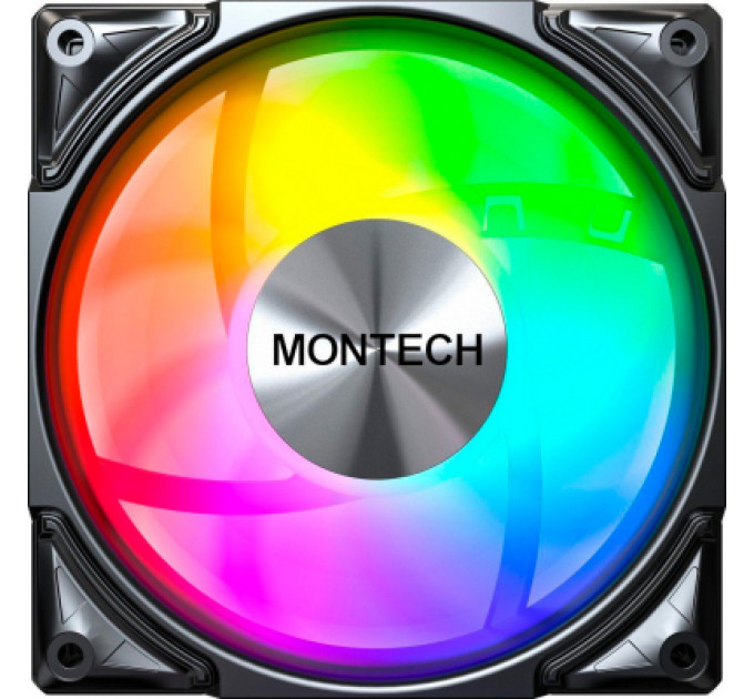 Кулер до корпусу MONTECH METAL PRO 12 ARGB PWM BLK