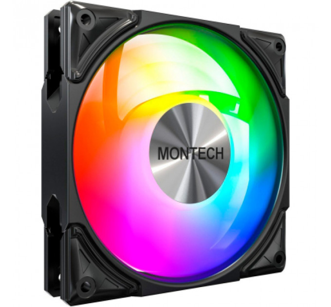 Кулер до корпусу MONTECH METAL PRO 12 ARGB PWM BLK