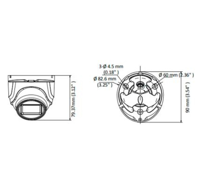 Hikvision Камера відеоспостереження Hikvision DS-2CE76U1T-ITMF (2.8)