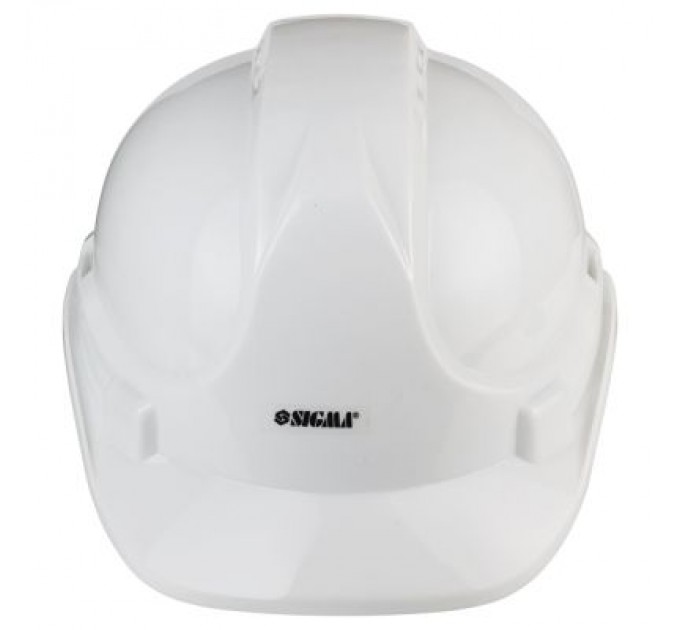 Каска захисна Sigma 8 точок кріплення (біла) (9414501)