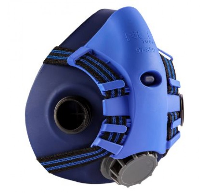 Респіратор Neo Tools силіконовий, на два фільтруючі патрони (у комплект не входять) (97-350)