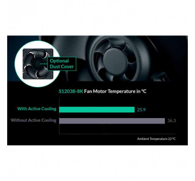 Кулер до корпусу Arctic S12038-8K 3-Pack (ACFAN00302A)