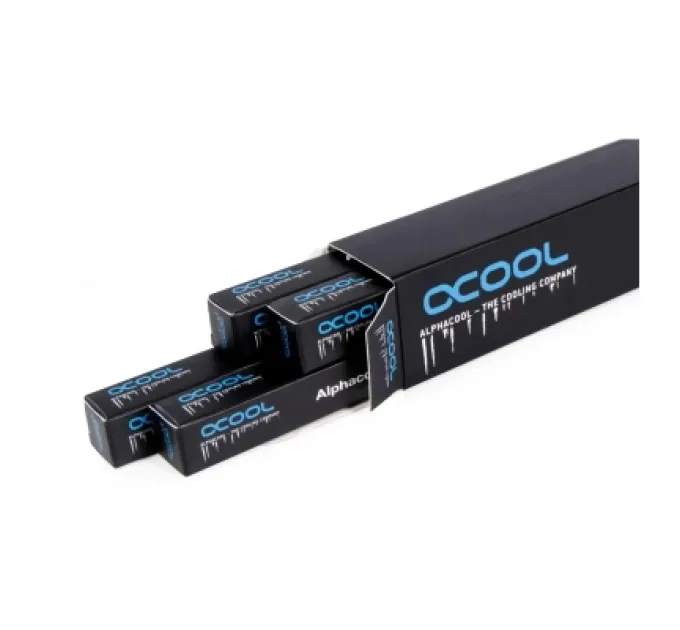 Термінал для CРO Alphacool S16 Карбонова HardTube 16mm 4x 80cm (1021877) (1021877)