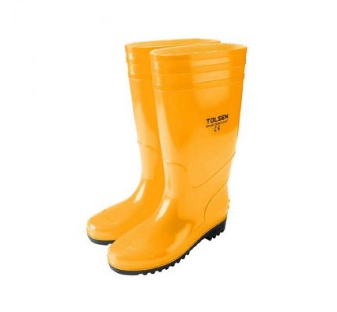 Чоботи робочі Tolsen 43р. жовті ПВХ/Нітрил (45128)