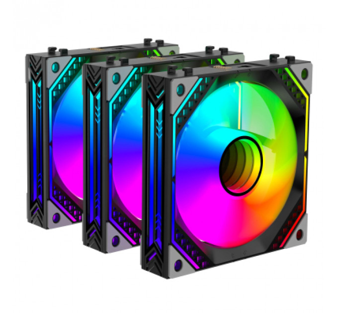 Кулер до корпусу 2E Magic Mirror ACF120MB-ARGB, 3x120мм (2E-ACF120MB-ARGB)