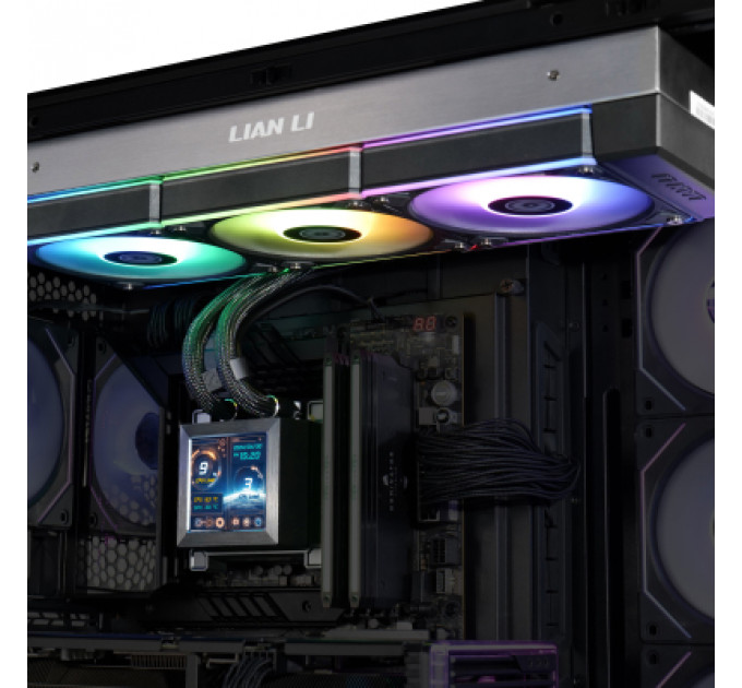 Система рідинного охолодження Lian Li HydroShift LCD 360R, Black (G89.GHSLCD36RB.00)