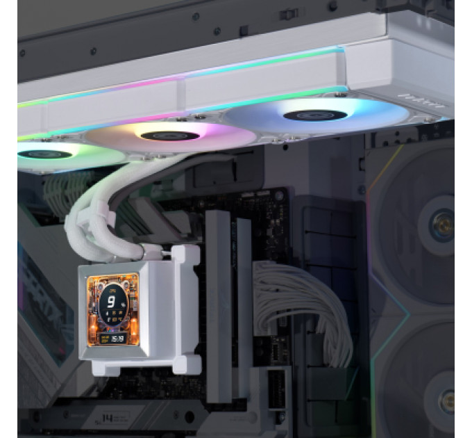 Система рідинного охолодження Lian Li HydroShift LCD 360R, White (G89.GHSLCD36RW.00)