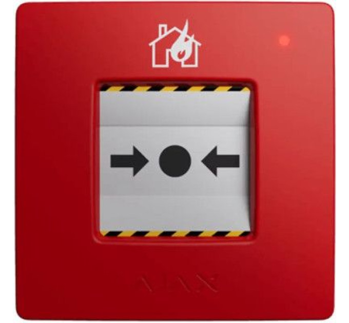 Ajax Кнопка тривоги Ajax Manual Call Point Червона