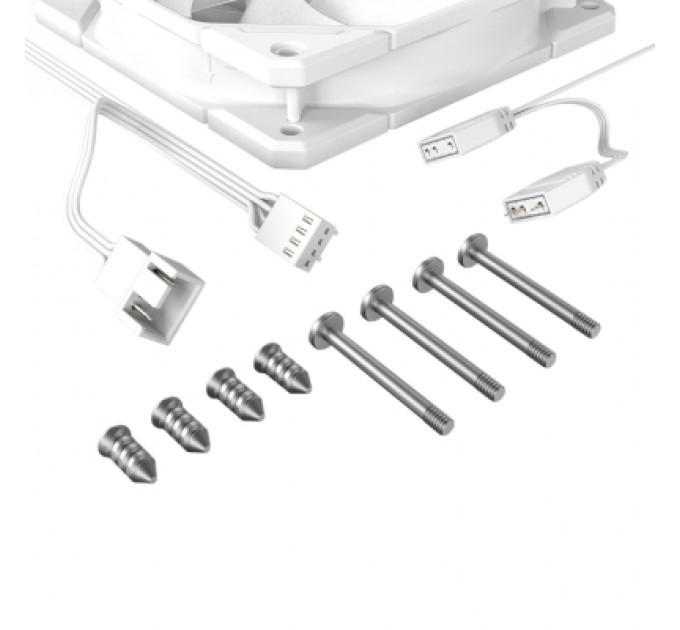 Кулер до корпусу ID-Cooling TF-12025-PRO ARGB TRIO WHITE