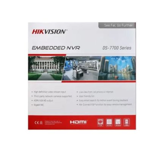 Hikvision Реєстратор для відеоспостереження Hikvision DS-7732NI-M4/24P