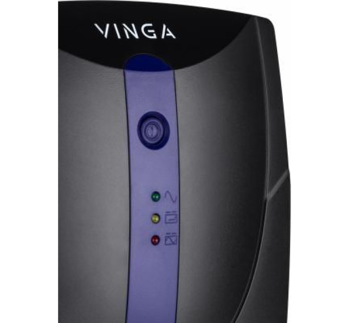 Vinga Пристрій безперебійного живлення Vinga LED 1200VA plastic case (VPE-1200P)