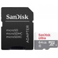 SanDisk Карта пам'яті SanDisk 64GB microSD class 10 Ultra Light (SDSQUNR-064G-GN3MA)