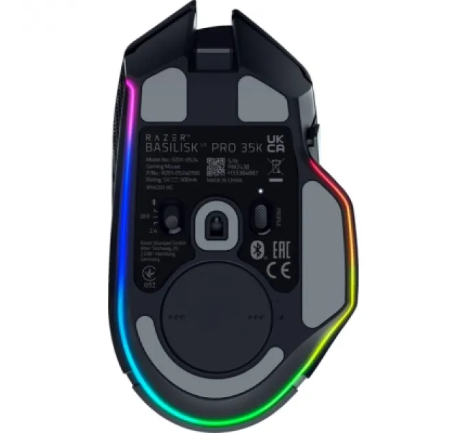 Мишка Razer Basilisk V3 Pro 35K Wireless/Bluetooth Black (RZ01-05240100-R3G1)