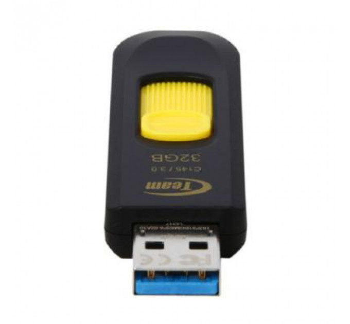 USB флеш накопичувач Team 32GB C145 Yellow USB 3.0 (TC145332GY01)