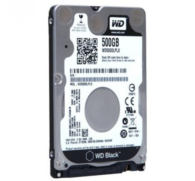 Жорсткий диск для ноутбука 2.5" 500GB WD (WD5000LPLX)