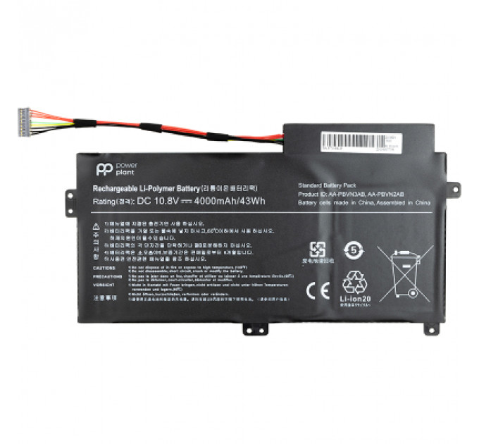 Акумулятор до ноутбука Samsung 370R (AA-PBVN3AB) 10.8V 4000mAh PowerPlant (NB490080)