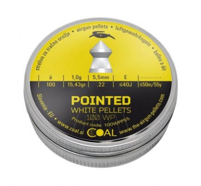 Coal Пульки Coal Pointed 5,5 мм 100 шт/уп (100WPP55)