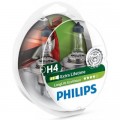 Philips Автолампа Philips H4 LongLife EcoVision, 2шт (12342LLECOS2)