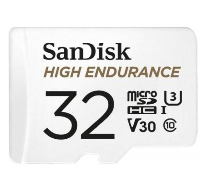 SanDisk Карта пам'яті SanDisk 32GB microSDHC class 10 UHS-I U3 V30 High Endurance (SDSQQNR-032G-GN6IA)