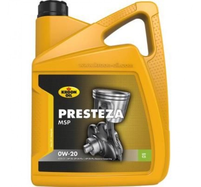 Моторна олива Kroon-Oil Presteza MSP 0W-20 5л (KL 36497)