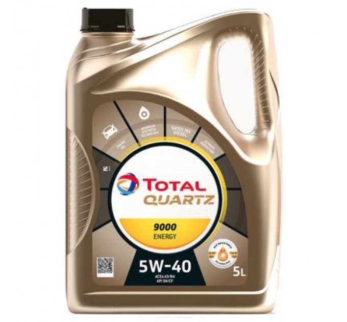 Total Моторна олива Total QUARTZ 9000 ENERGY 5W-40 5л (TL 216609)
