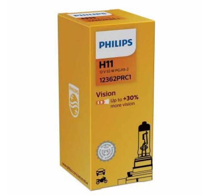 Philips Автолампа Philips галогенова 55W (12362PR C1)