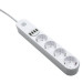 ColorWay Мережевий фільтр живлення ColorWay CW-CHE44W, 4 розетки/4USB White 2M (CW-CHE44W)