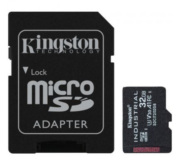 Kingston Карта пам'яті Kingston 32GB microSDHC class 10 UHS-I V30 A1 (SDCIT2/32GB)