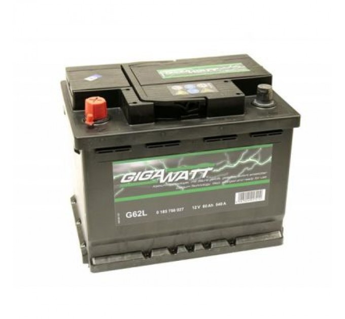 GigaWatt Акумулятор автомобільний GigaWatt 60А (0185756027)
