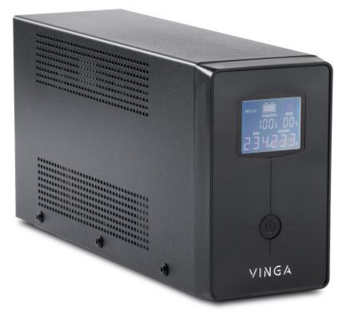 Vinga Пристрій безперебійного живлення Vinga LCD 2000VA metall case (VPC-2000M)