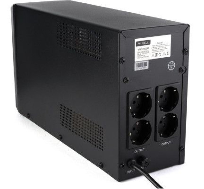 Vinga Пристрій безперебійного живлення Vinga LCD 2000VA metall case (VPC-2000M)
