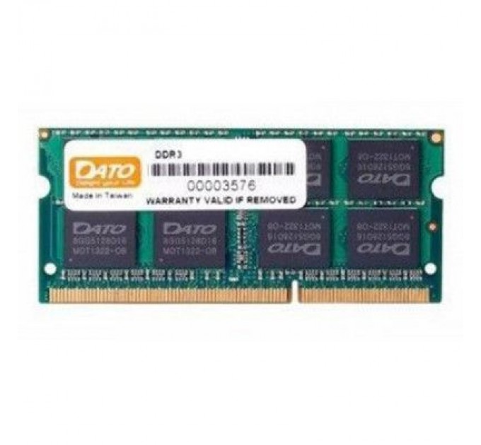 Модуль пам'яті для ноутбука SoDIMM DDR3L 8GB 1600 Mhz Dato (DT8G3DSDLD16)
