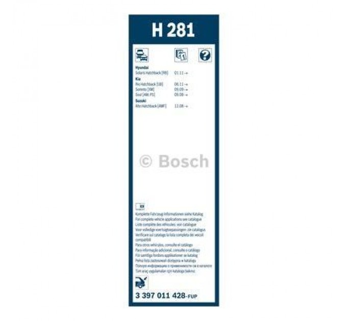 Bosch Щітка склоочисника Bosch 3 397 011 428