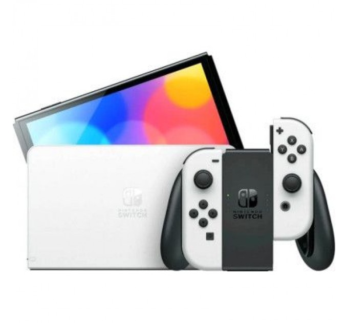 Nintendo Ігрова консоль Nintendo Switch OLED (біла) (045496453435)