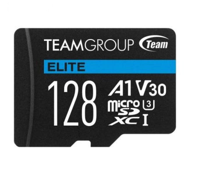 Team Карта пам'яті Team 128GB microSDXC class 10 UHS-I/U3 Elite (TEAUSDX128GIV30A103)
