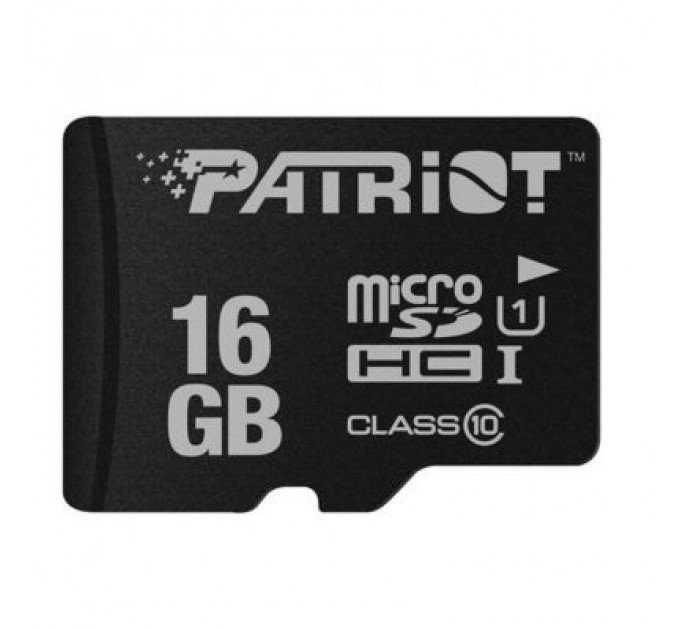 Patriot Карта пам'яті Patriot 16GB microSDHC class 10 UHS-I LX (PSF16GMDC10)