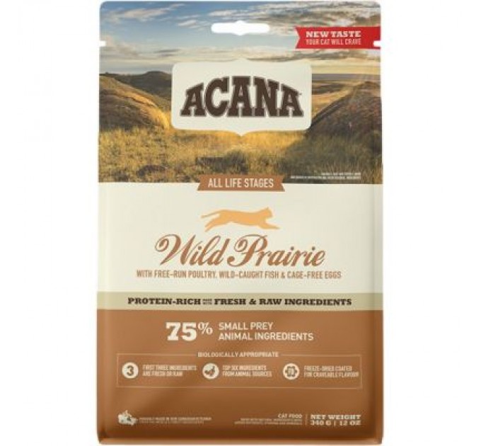 ACANA Сухий корм для кішок ACANA Wild Prairie Cat 340 г (0064992640347)