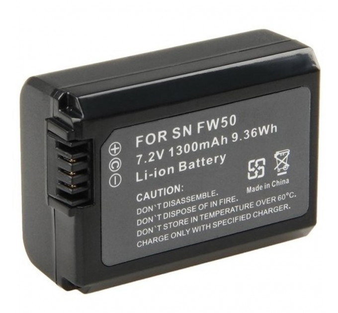 PowerPlant Акумулятор до фото/відео PowerPlant Sony NP-FW50 (DV00DV1280)