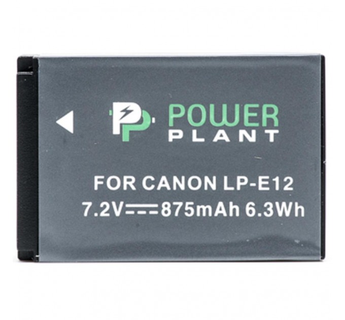 PowerPlant Акумулятор до фото/відео PowerPlant Canon LP-E12 (DV00DV1311)