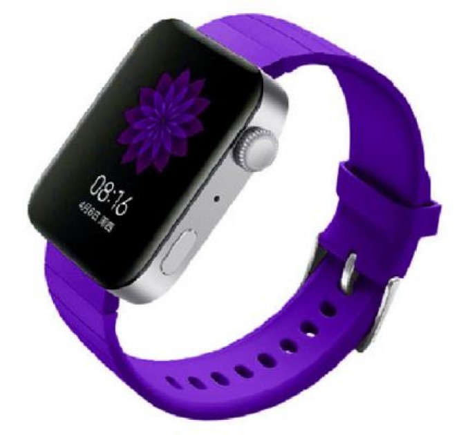 BeCover Ремінець до смарт-годинника BeCover Silicone для Xiaomi Mi Watch Purple (704519)