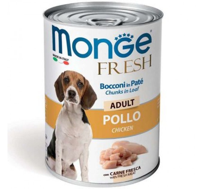 Monge Консерви для собак Monge Dog Fresh курка 400 г (8009470014472)