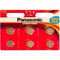 Panasonic Батарейка Panasonic CR 2025 * 6 LITHIUM (CR-2025EL/6B)
