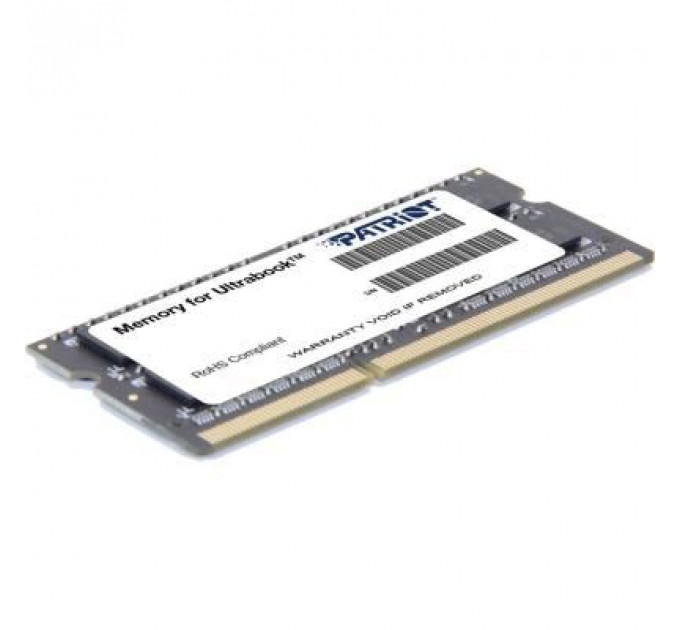 Модуль пам'яті для ноутбука SoDIMM DDR3L 4GB 1600 MHz Patriot (PSD34G1600L2S)