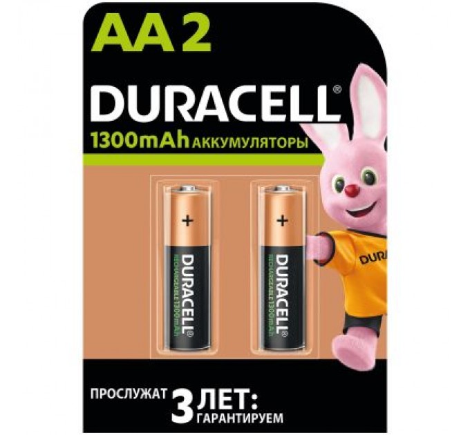 Duracell Акумулятор Duracell AA HR6 1300mAh * 2 (5000394039186 / 81367175)