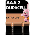 Duracell Батарейка Duracell AAA лужні 2 шт. в упаковці (5000394058170 / 81484984)